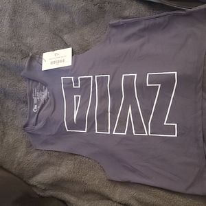 NWT GRAY ZYIA ATHLETE TANK SIZE MEDIUM
